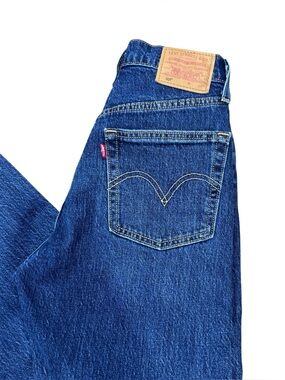 Levi’s 501 Original Straight Leg Button Fly Blue Jeans W 24 L 30